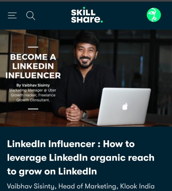 LinkedIn Influencer by Vaibhav Sisinty