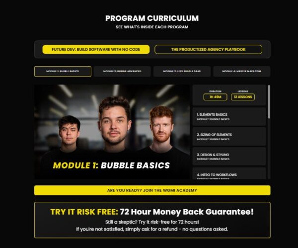Future Dev Build Software With No Code BY WGMI Academy